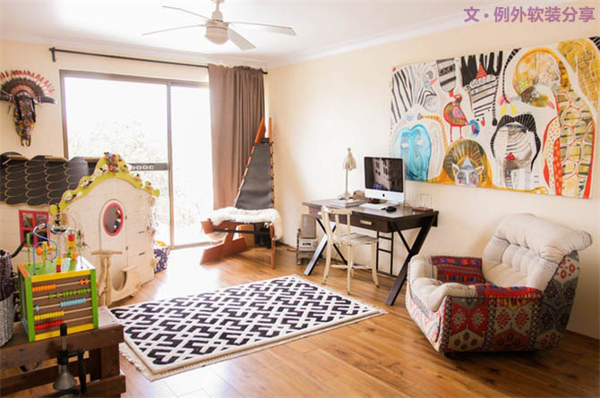 你的房子為什么土？因?yàn)樯倭艘环@樣的藝術(shù)畫