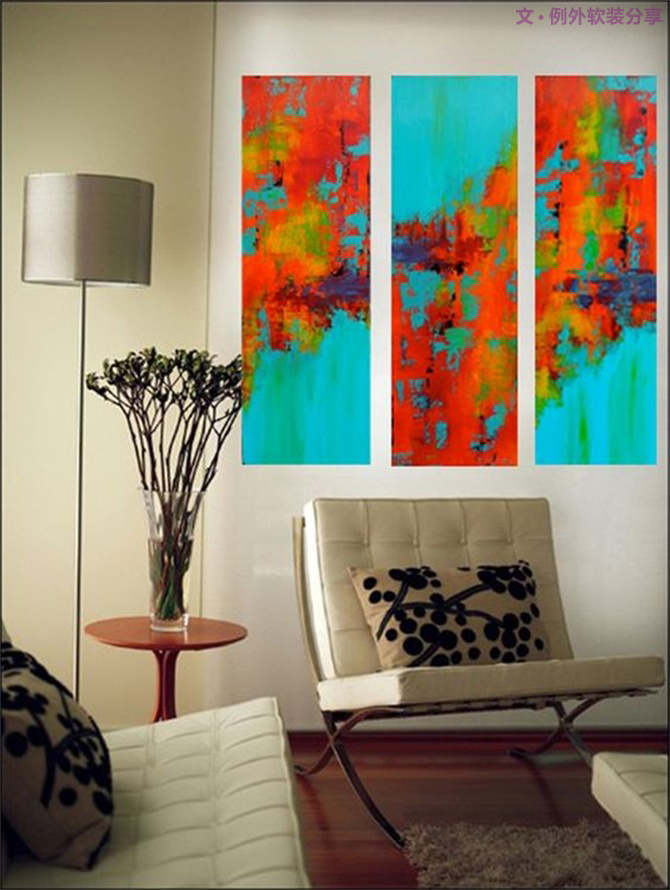 一幅畫讓家驚艷，軟裝設(shè)計師搭配有妙法！-別墅設(shè)計,軟裝設(shè)計,室內(nèi)設(shè)計,豪宅設(shè)計,深圳例外軟裝設(shè)計公司