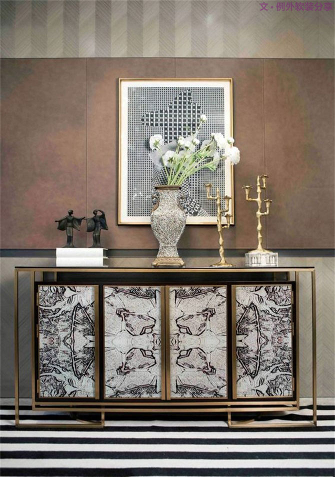 20款玄關(guān)設計，做好進門“關(guān)”，迷死人不償命！-別墅設計,軟裝設計,室內(nèi)設計,豪宅設計,深圳例外軟裝設計公司