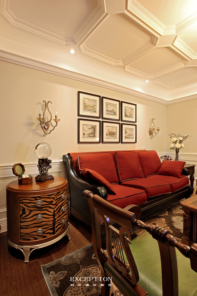 一幅畫讓家驚艷，軟裝設(shè)計師搭配有妙法！-別墅設(shè)計,軟裝設(shè)計,室內(nèi)設(shè)計,豪宅設(shè)計,深圳例外軟裝設(shè)計公司