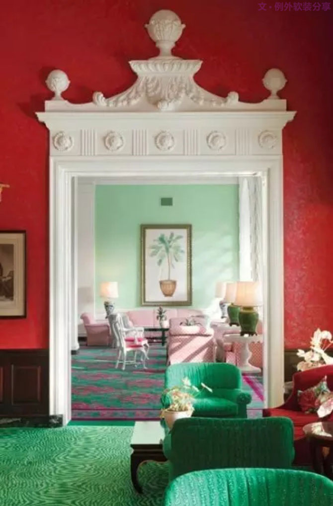 【例外·愛(ài)出色】紅配綠，丑得哭？-別墅設(shè)計(jì),軟裝設(shè)計(jì),室內(nèi)設(shè)計(jì),豪宅設(shè)計(jì),深圳例外軟裝設(shè)計(jì)公司