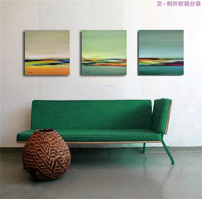 一幅畫讓家驚艷，軟裝設(shè)計師搭配有妙法！-別墅設(shè)計,軟裝設(shè)計,室內(nèi)設(shè)計,豪宅設(shè)計,深圳例外軟裝設(shè)計公司