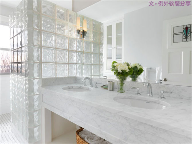 玻璃磚設(shè)計(jì)師這樣用，驚艷了N次！-別墅設(shè)計(jì),軟裝設(shè)計(jì),室內(nèi)設(shè)計(jì),豪宅設(shè)計(jì),深圳例外軟裝設(shè)計(jì)公司