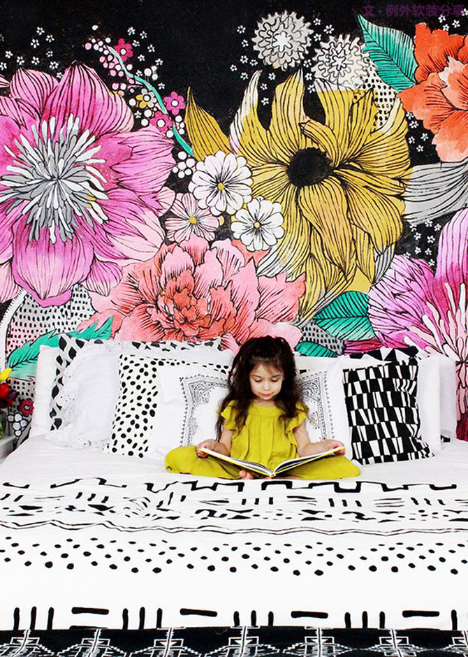 你家墻面還在留白？現(xiàn)在都流行這么玩，美爆了！-別墅設(shè)計(jì),軟裝設(shè)計(jì),室內(nèi)設(shè)計(jì),豪宅設(shè)計(jì),深圳例外軟裝設(shè)計(jì)公司