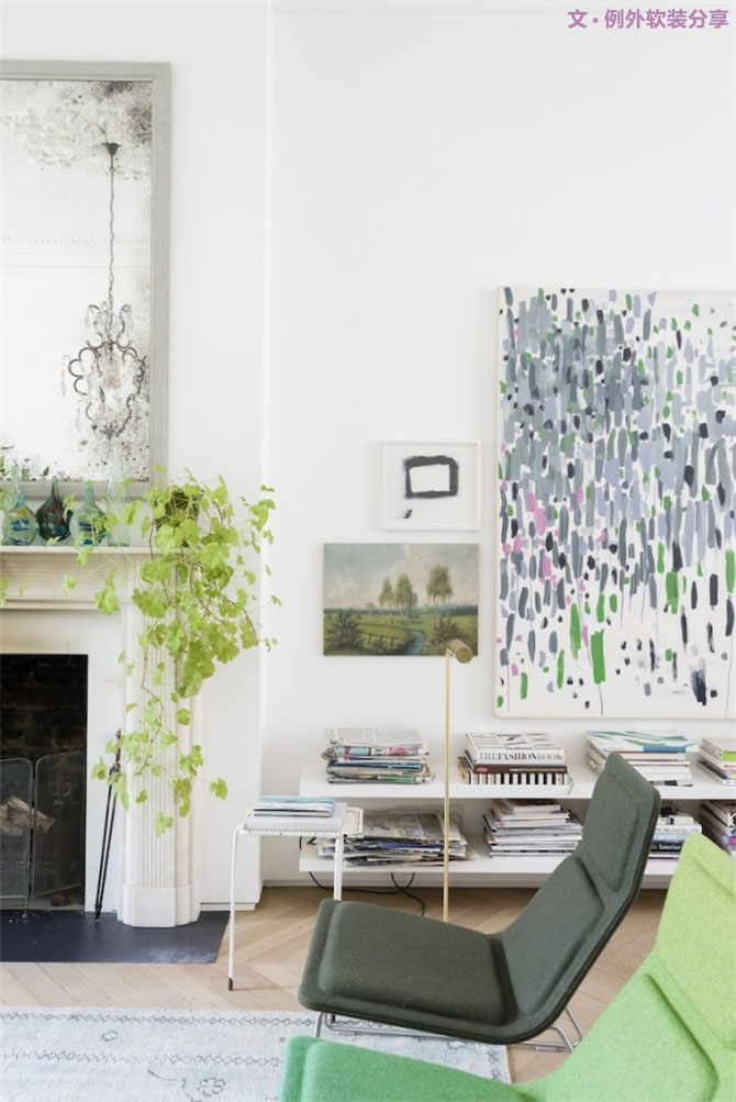 室內(nèi)設(shè)計中純白與嫩綠的那些事兒-別墅設(shè)計,軟裝設(shè)計,室內(nèi)設(shè)計,豪宅設(shè)計,深圳例外軟裝設(shè)計公司