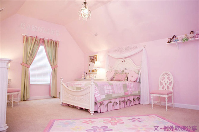 國外流行的公主房設(shè)計，大人孩子一起稀罕！-別墅設(shè)計,軟裝設(shè)計,室內(nèi)設(shè)計,豪宅設(shè)計,深圳例外軟裝設(shè)計公司