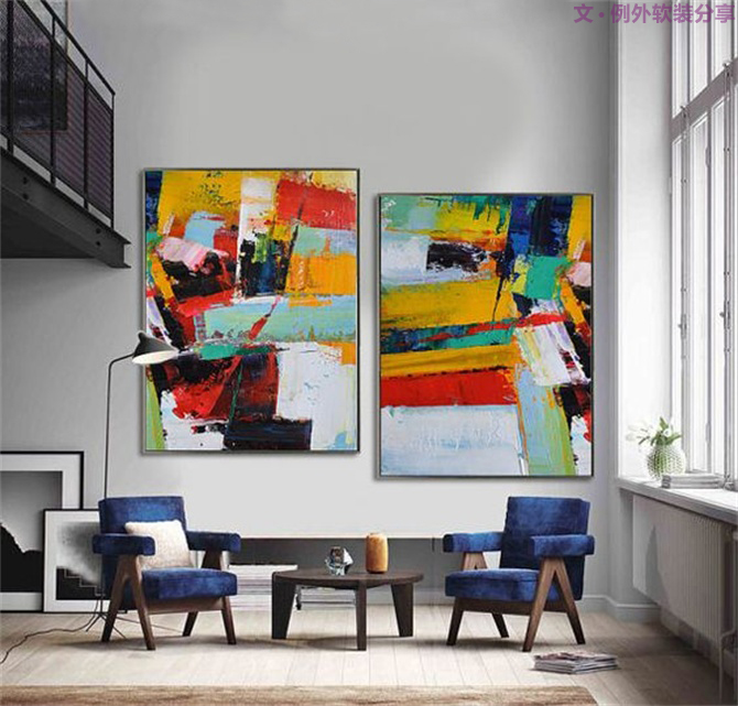 一幅畫讓家驚艷，軟裝設(shè)計師搭配有妙法！-別墅設(shè)計,軟裝設(shè)計,室內(nèi)設(shè)計,豪宅設(shè)計,深圳例外軟裝設(shè)計公司