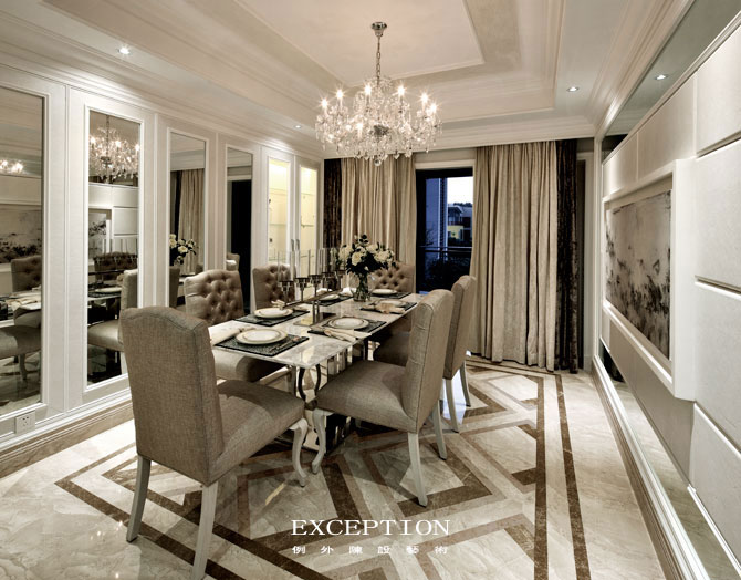 餐廳設(shè)計(jì)成這樣，天天呆這里也不會(huì)膩！-別墅設(shè)計(jì),軟裝設(shè)計(jì),室內(nèi)設(shè)計(jì),豪宅設(shè)計(jì),深圳例外軟裝設(shè)計(jì)公司