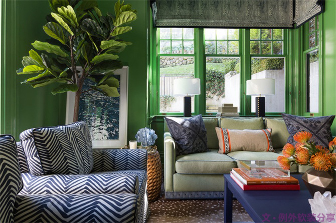 美輪美奐自然綠，綠色控如何奢華過一生？-別墅設(shè)計(jì),軟裝設(shè)計(jì),室內(nèi)設(shè)計(jì),豪宅設(shè)計(jì),深圳例外軟裝設(shè)計(jì)公司