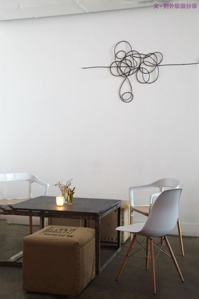 大膽裸露電線，讓它成為一道風(fēng)景線！-別墅設(shè)計(jì),軟裝設(shè)計(jì),室內(nèi)設(shè)計(jì),豪宅設(shè)計(jì),深圳例外軟裝設(shè)計(jì)公司