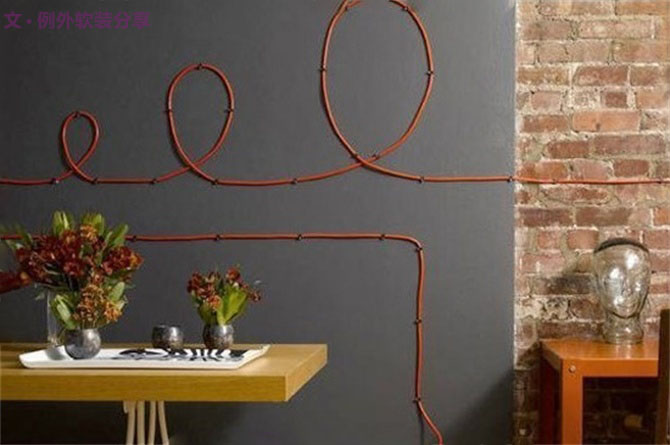 大膽裸露電線，讓它成為一道風(fēng)景線！-別墅設(shè)計(jì),軟裝設(shè)計(jì),室內(nèi)設(shè)計(jì),豪宅設(shè)計(jì),深圳例外軟裝設(shè)計(jì)公司