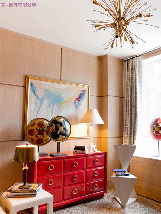 看國外室內設計師如何玩轉中國紅！-別墅設計,軟裝設計,室內設計,豪宅設計,深圳例外軟裝設計公司