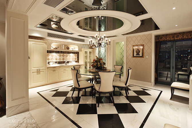 餐廳設(shè)計(jì)成這樣，天天呆這里也不會(huì)膩！-別墅設(shè)計(jì),軟裝設(shè)計(jì),室內(nèi)設(shè)計(jì),豪宅設(shè)計(jì),深圳例外軟裝設(shè)計(jì)公司