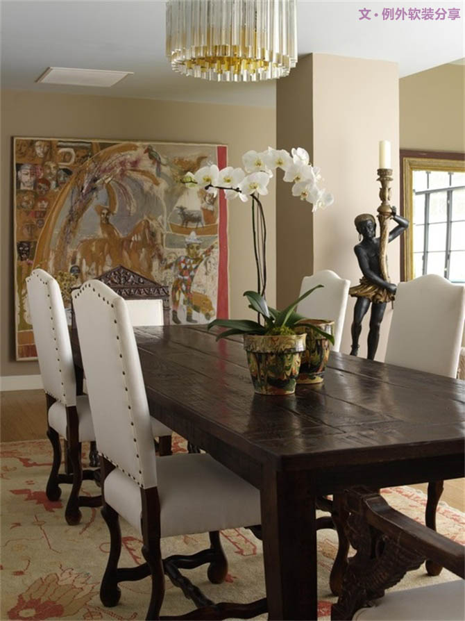 這些餐桌設計得太美了，絕對值得一看！-別墅設計,軟裝設計,室內設計,豪宅設計,深圳例外軟裝設計公司