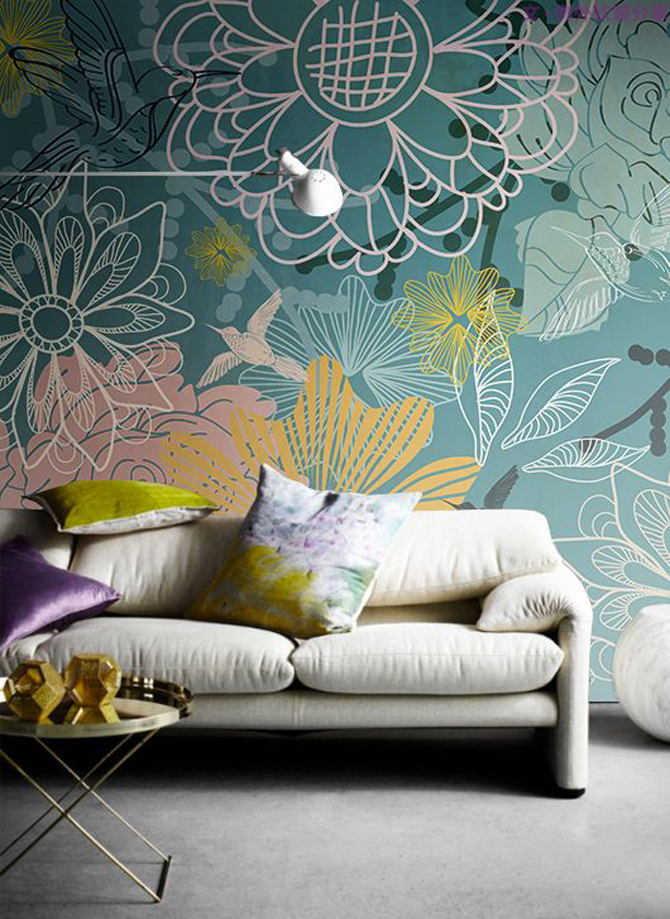 你家墻面還在留白？現(xiàn)在都流行這么玩，美爆了！-別墅設(shè)計(jì),軟裝設(shè)計(jì),室內(nèi)設(shè)計(jì),豪宅設(shè)計(jì),深圳例外軟裝設(shè)計(jì)公司