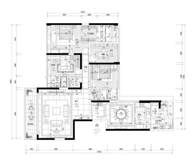 瓏御府豪宅新室內軟裝設計動態(tài)-別墅設計,軟裝設計,室內設計,豪宅設計,深圳例外軟裝設計公司
