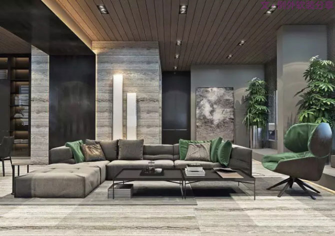 絕色搭配！這才是高級(jí)灰應(yīng)有的姿態(tài)！-別墅設(shè)計(jì),軟裝設(shè)計(jì),室內(nèi)設(shè)計(jì),豪宅設(shè)計(jì),深圳例外軟裝設(shè)計(jì)公司