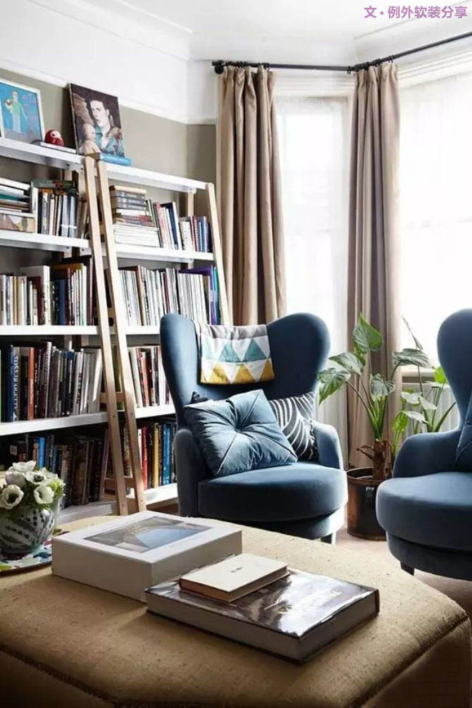 有種書房設(shè)計，叫做不用一絲不茍！-別墅設(shè)計,軟裝設(shè)計,室內(nèi)設(shè)計,豪宅設(shè)計,深圳例外軟裝設(shè)計公司