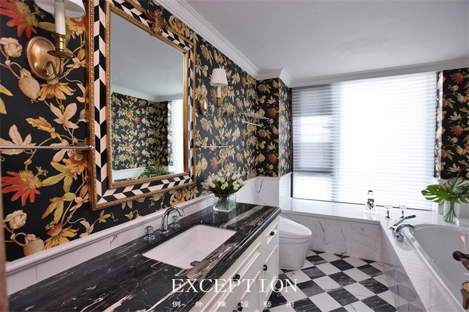 不是所有的花朵元素，都會(huì)搭出田園小碎花-別墅設(shè)計(jì),軟裝設(shè)計(jì),室內(nèi)設(shè)計(jì),豪宅設(shè)計(jì),深圳例外軟裝設(shè)計(jì)公司