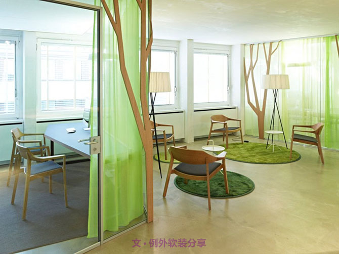 蘇黎世創(chuàng)意設(shè)計辦公室，工作再忙也來勁-別墅設(shè)計_軟裝設(shè)計_室內(nèi)設(shè)計_豪宅設(shè)計-深圳例外軟裝設(shè)計公司