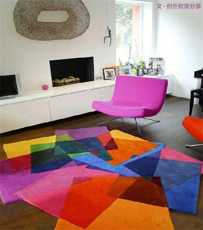 5個(gè)方法，教你如何用小塊地毯做高性價(jià)比搭配！-別墅設(shè)計(jì),軟裝設(shè)計(jì),室內(nèi)設(shè)計(jì),豪宅設(shè)計(jì),深圳例外軟裝設(shè)計(jì)公司