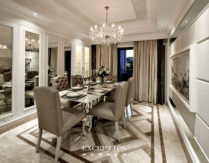 這些自家餐廳設計美得讓你窒息！-別墅設計,軟裝設計,室內設計,豪宅設計,深圳例外軟裝設計公司