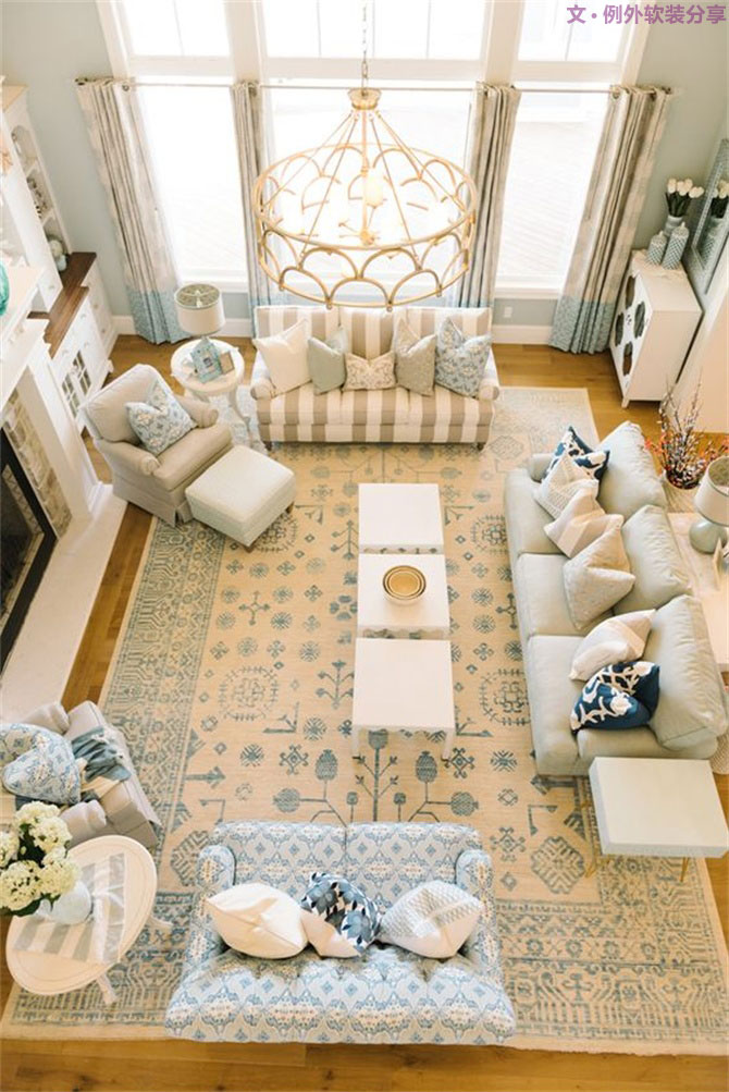 鋪設地毯除了美觀外，還有什么作用？大小又該如何選擇？-別墅設計,軟裝設計,室內(nèi)設計,豪宅設計,深圳例外軟裝設計公司