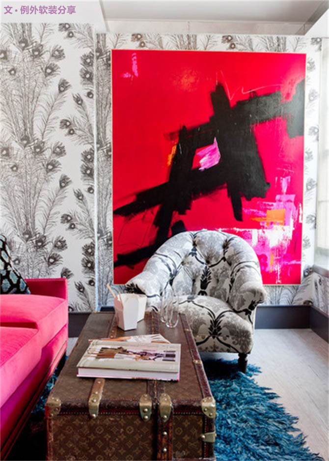 室內設計師大膽用色裝飾房間！-別墅設計,軟裝設計,室內設計,豪宅設計,深圳例外軟裝設計公司