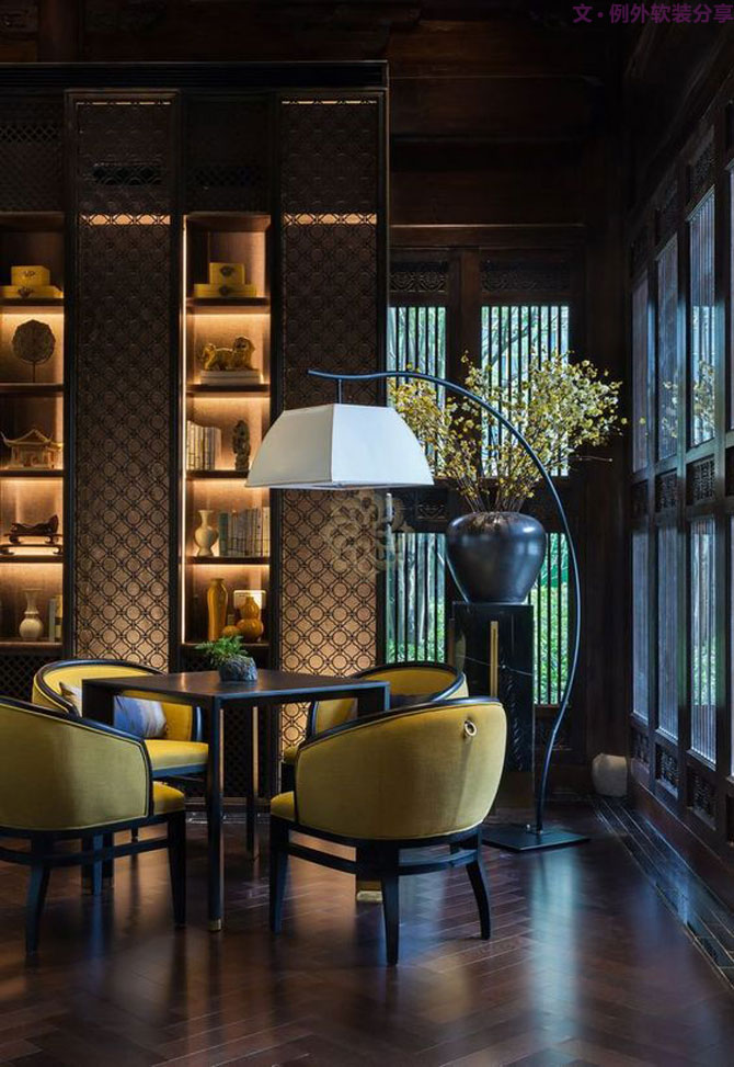 這才是新中式風(fēng)格該有的樣子，中國人真正的品！-別墅設(shè)計,軟裝設(shè)計,室內(nèi)設(shè)計,豪宅設(shè)計,深圳例外軟裝設(shè)計公司