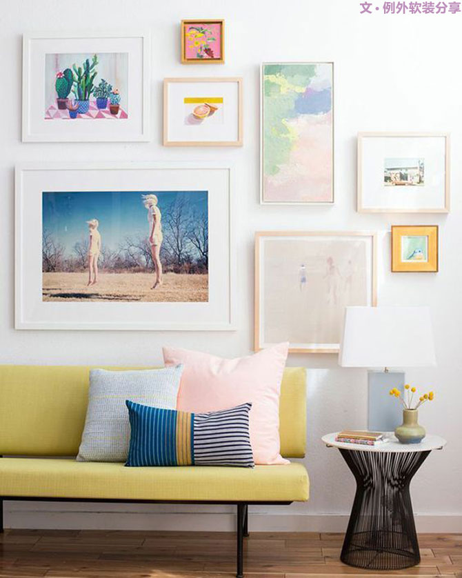 學(xué)會這五大掛畫技巧，分分鐘提升你家的氣質(zhì)！-別墅軟裝設(shè)計,軟裝設(shè)計,室內(nèi)軟裝設(shè)計,室內(nèi)設(shè)計,豪宅設(shè)計,深圳例外軟裝設(shè)計公司