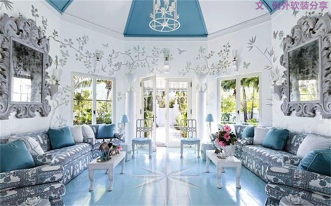 這種墻面裝飾設計，你家敢嘗試？-別墅設計,軟裝設計,室內(nèi)設計,豪宅設計,深圳例外軟裝設計公司