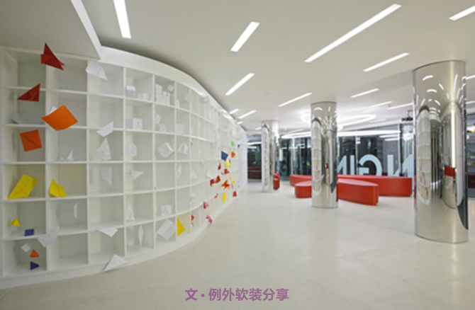 倫敦600㎡辦公室設(shè)計(jì)打造極簡線條美