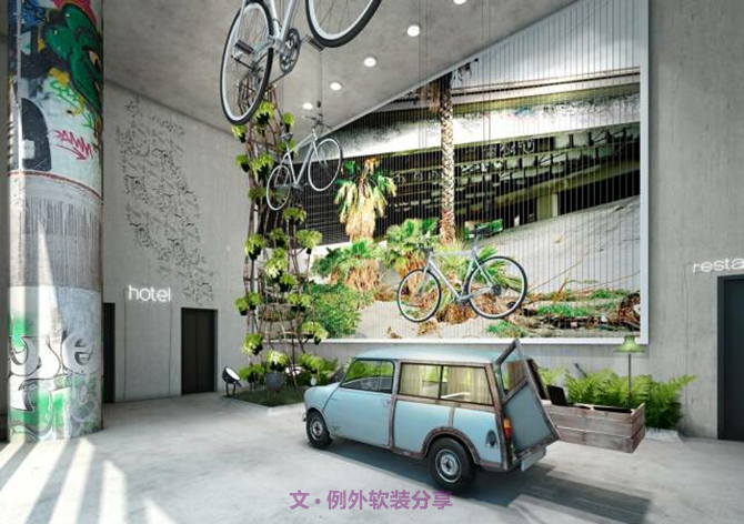 室內(nèi)設(shè)計(jì)師一任性，豪車也成裝飾品