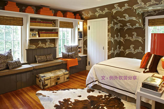 斑馬紋主題小屋， 體會(huì)奔放自由的味道-別墅設(shè)計(jì),軟裝設(shè)計(jì),室內(nèi)設(shè)計(jì),豪宅設(shè)計(jì),深圳例外軟裝設(shè)計(jì)公司