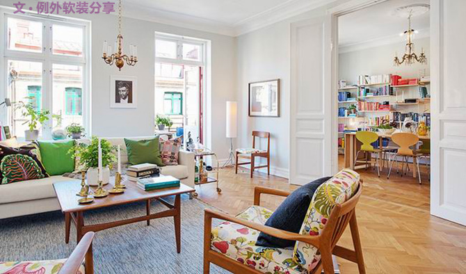 瑞典古典鄉(xiāng)村風(fēng)公寓設(shè)計