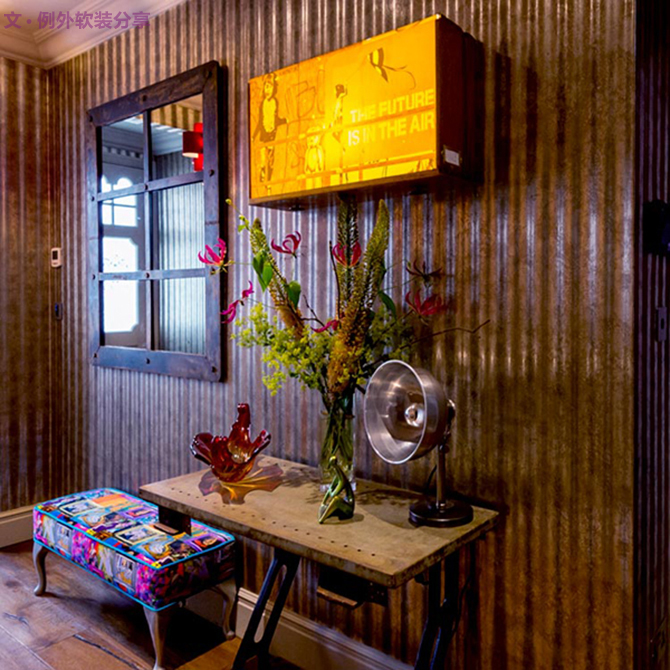 華麗的復古工業(yè)風-別墅設計,軟裝設計,室內(nèi)設計,豪宅設計,深圳例外軟裝設計公司