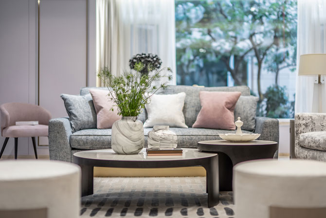 550平東莞愉景別墅軟裝設(shè)計：回歸生活美學！