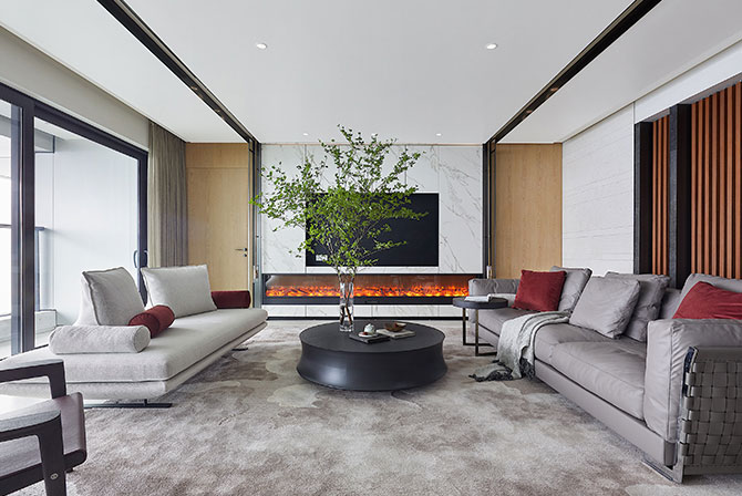 深圳華潤悅府別墅軟裝設計：以簡為美，以質(zhì)為雅