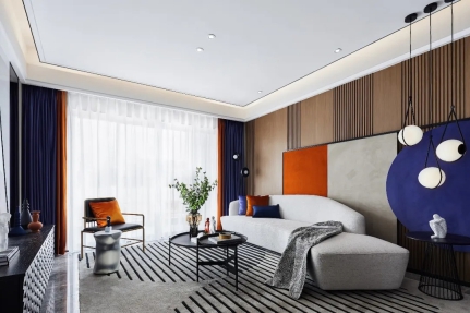 桂林碧園·華驪茗城E戶型樣板房設(shè)計：重構(gòu)自由主張